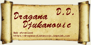 Dragana Đukanović vizit kartica